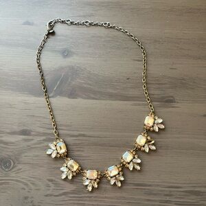J Crew gold statement necklace